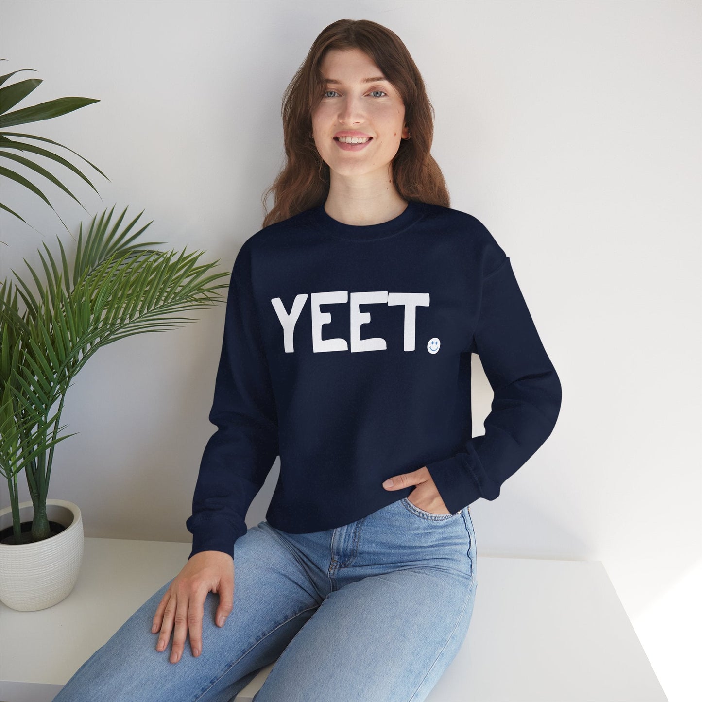 YEET Happy Tee (Sweatshirt) Sweatshirt HAPPY TEES® BRAND
