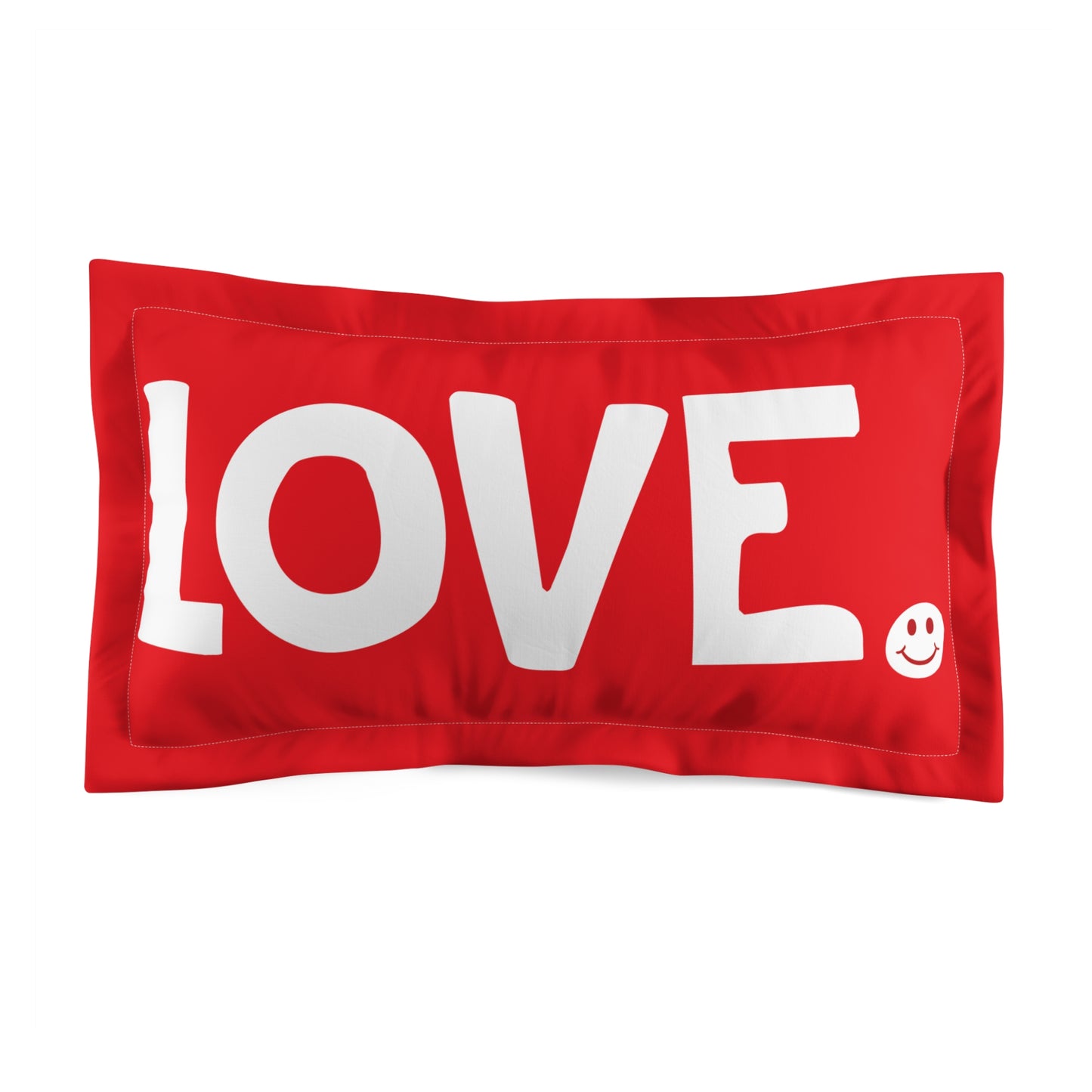 LOVE Happy Tee (Microfiber Pillow Sham) Home Decor HAPPY TEES® BRAND