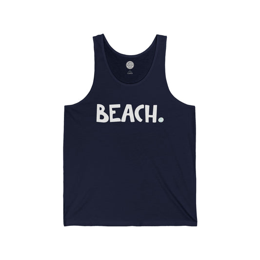 BEACH Happy Tee (Tank Top) Tank Top HAPPY TEES® BRAND