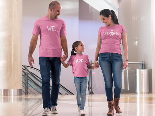 STRONG Happy Tee (Women's Tee for Breast Cancer) T-Shirt HAPPY TEES® BRAND