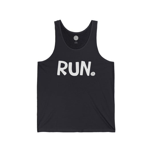 RUN Happy Tee (Tank Top) Tank Top HAPPY TEES® BRAND