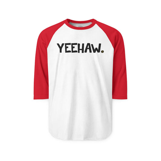 YEEHAW Happy Tee (Long Sleeve Raglan) Long-sleeve HAPPY TEES® BRAND