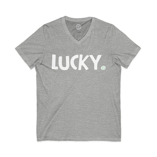 LUCKY Happy Tee (V-Neck) V-neck HAPPY TEES® BRAND