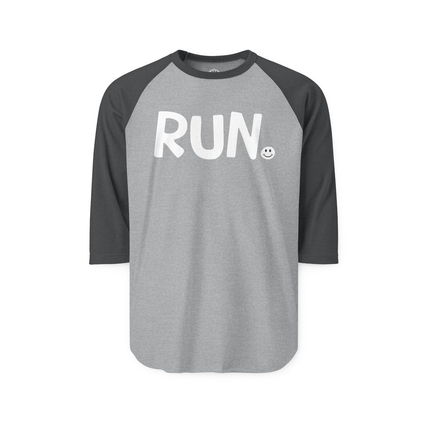 RUN Happy Tee (Long Sleeve Raglan) Long-sleeve HAPPY TEES® BRAND