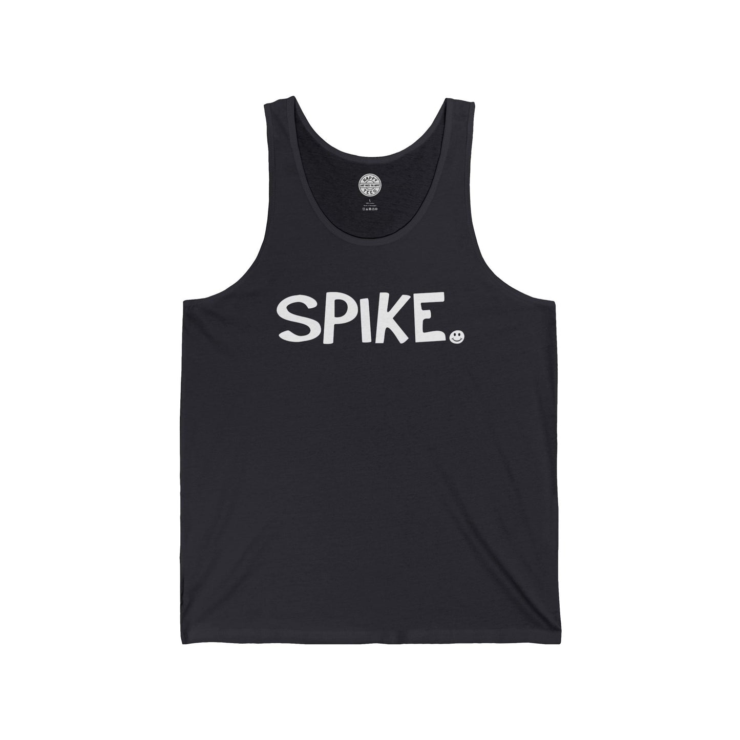 SPIKE Happy Tee (Tank Top) Tank Top 2XL / Dark Grey HAPPY TEES® BRAND