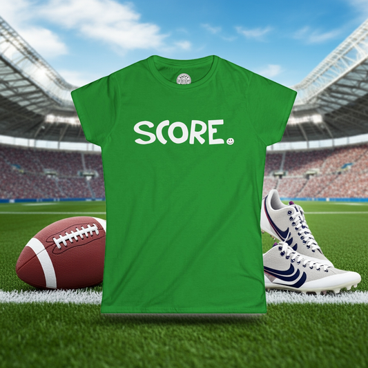 SCORE Happy Tee (Women's Tee) T-Shirt HAPPY TEES® BRAND