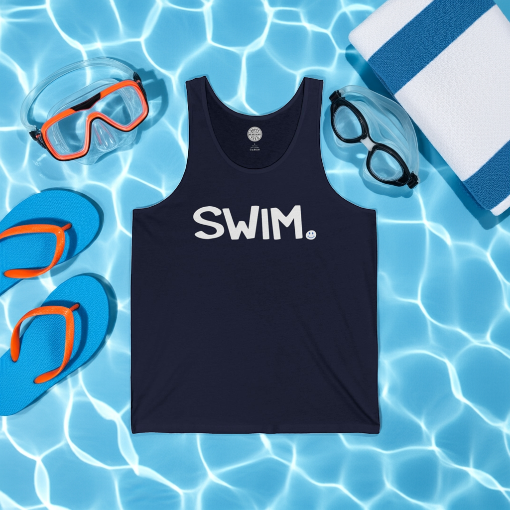 SWIM Happy Tee (Tank Top) Tank Top HAPPY TEES® BRAND