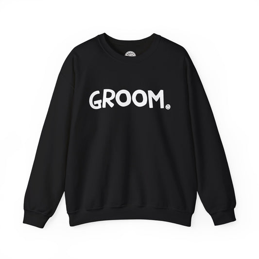 GROOM Happy Tee (Sweatshirt)  Sweatshirt  HAPPY TEES® BRAND