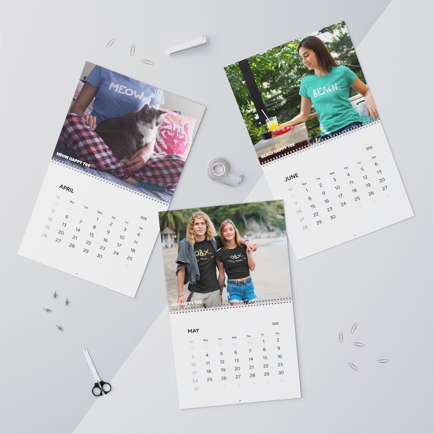 Happy Tees® Calendar (2026)  Calendar  HAPPY TEES® BRAND