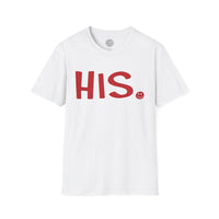 HIS Happy Tee (White tee with red graphic) Printify