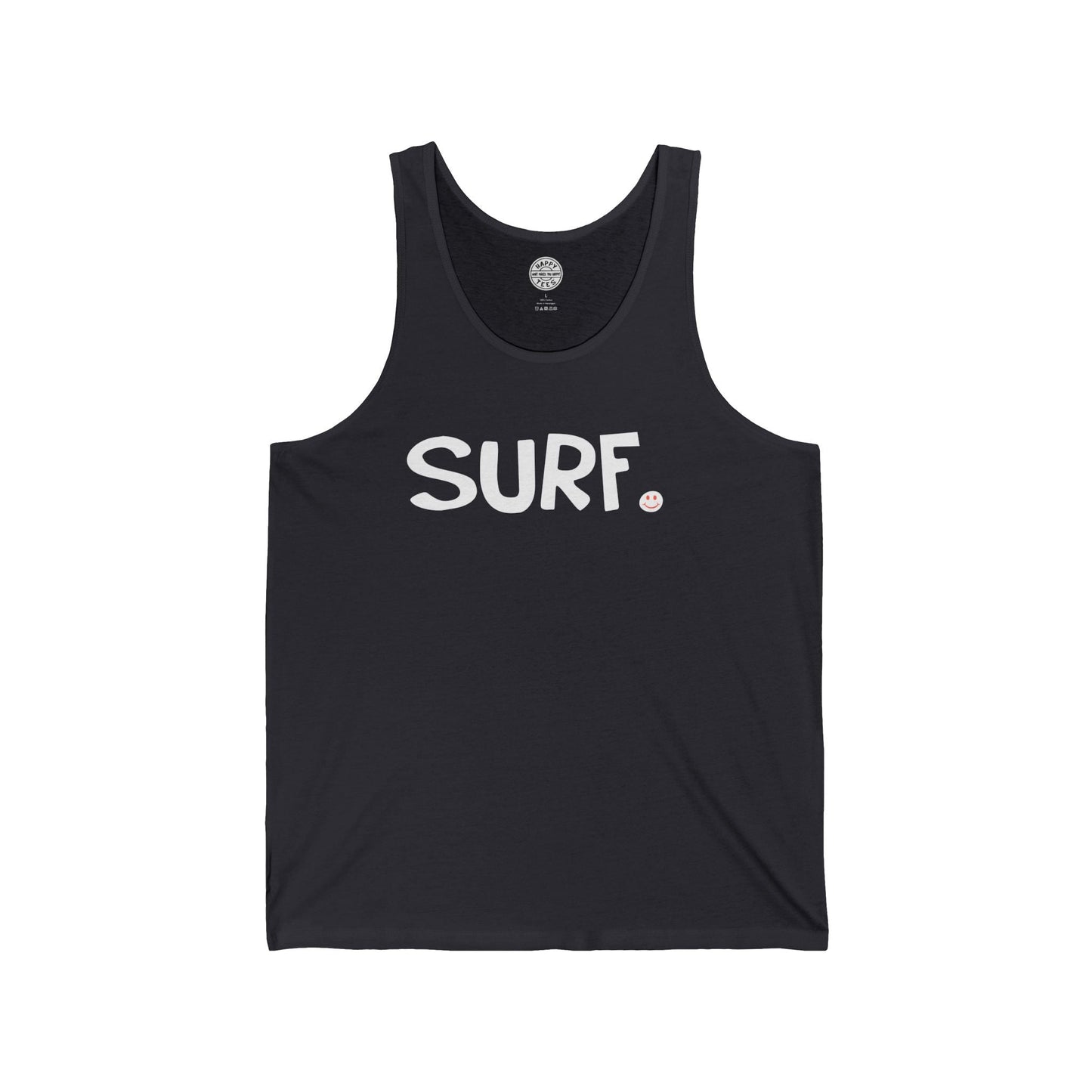 SURF Happy Tee (Tank Top)  Tank Top 2XL / Dark Grey HAPPY TEES® BRAND