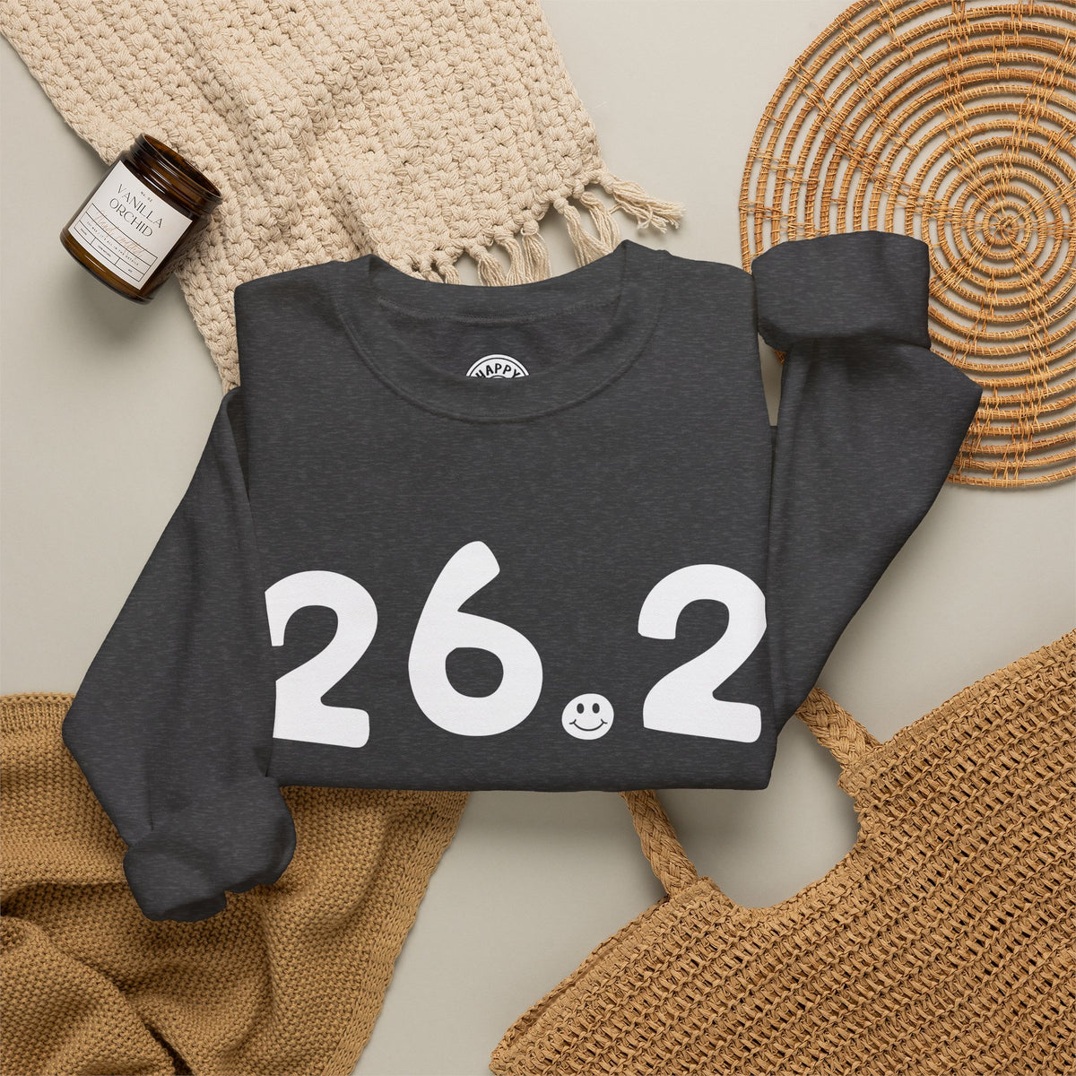 26.2 Happy Tee (Sweatshirt)  Sweatshirt  HAPPY TEES® BRAND
