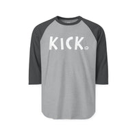 KICK Happy Tee (Long Sleeve Raglan) Printify