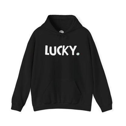LUCKY Happy Tee (Hoodie)  Hoodie 2XL / Black HAPPY TEES® BRAND