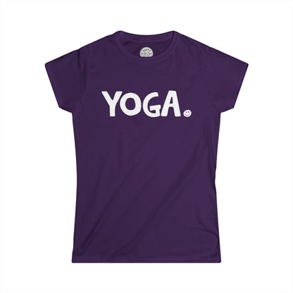 YOGA Happy Tee (Women's Tee)  T-Shirt  HAPPY TEES® BRAND