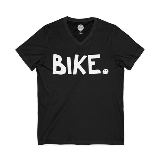 BIKE Happy Tee (V-Neck)  V-neck  HAPPY TEES® BRAND