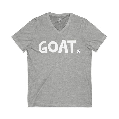 GOAT Happy Tee (V-Neck)  V-neck  HAPPY TEES® BRAND