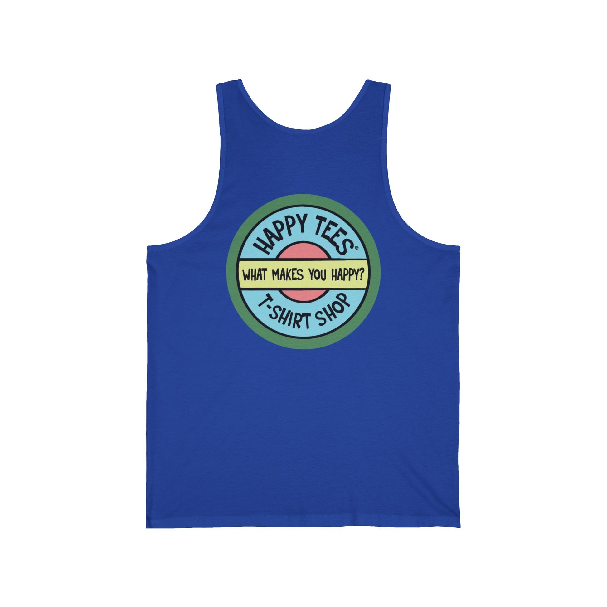 Happy Tees® T-Shirt (Tank Top without front logo)  Tank Top  HAPPY TEES® BRAND