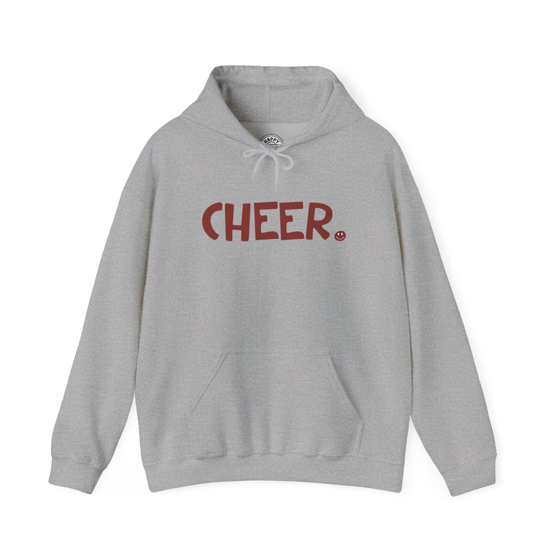 CHEER Happy Tee (Hoodie)  Hoodie 2XL / Sport Grey HAPPY TEES® BRAND