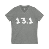 13.1 Happy Tee (V-Neck)  V-neck Deep Heather / 2XL HAPPY TEES® BRAND