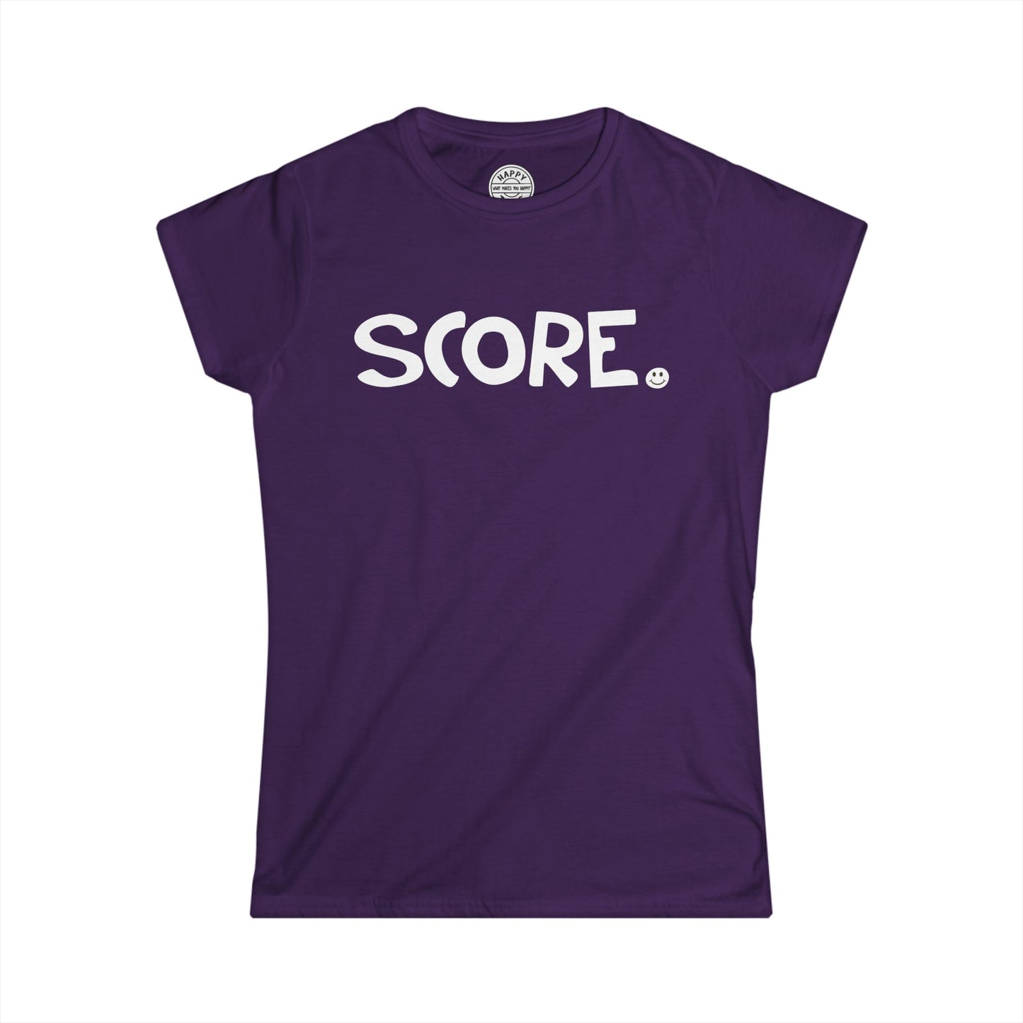 SCORE Happy Tee (Women's Tee)  T-Shirt  HAPPY TEES® BRAND
