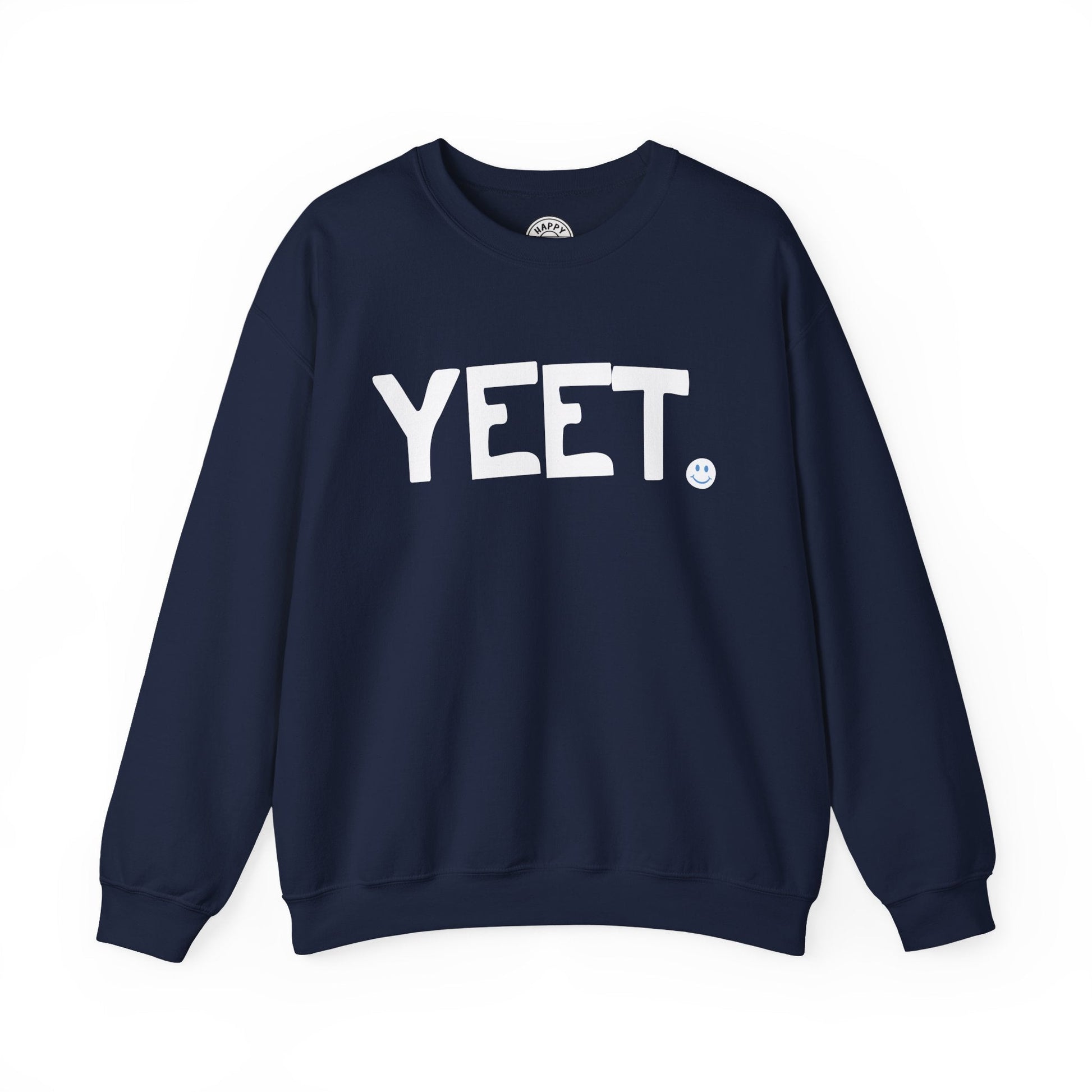 YEET Happy Tee (Sweatshirt)  Sweatshirt Navy / 2XL HAPPY TEES® BRAND