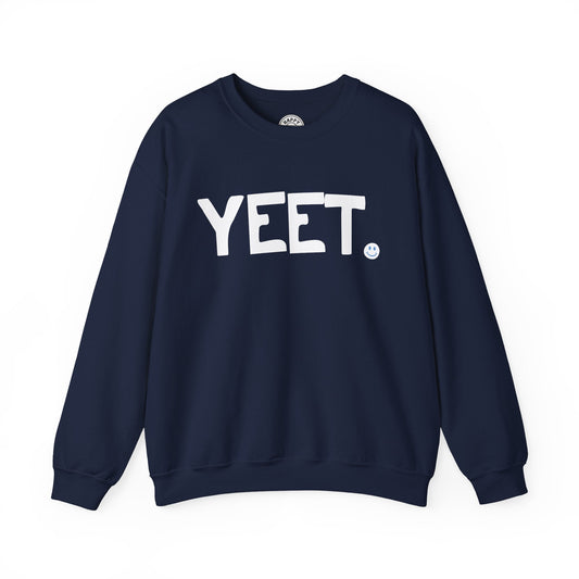 YEET Happy Tee (Sweatshirt)  Sweatshirt Navy / 2XL HAPPY TEES® BRAND