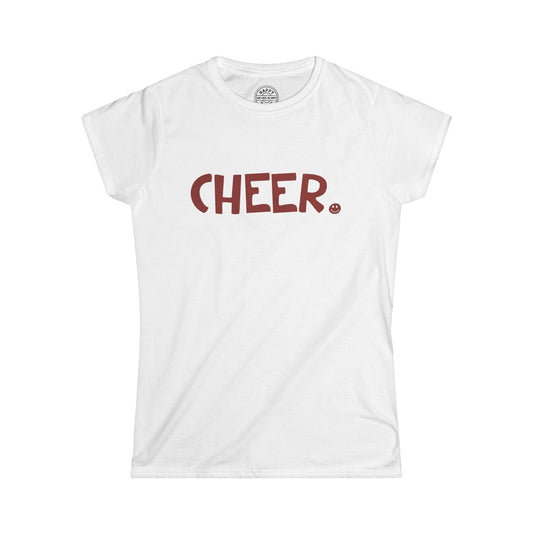 CHEER Happy Tee (Women's Tee)  T-Shirt  HAPPY TEES® BRAND