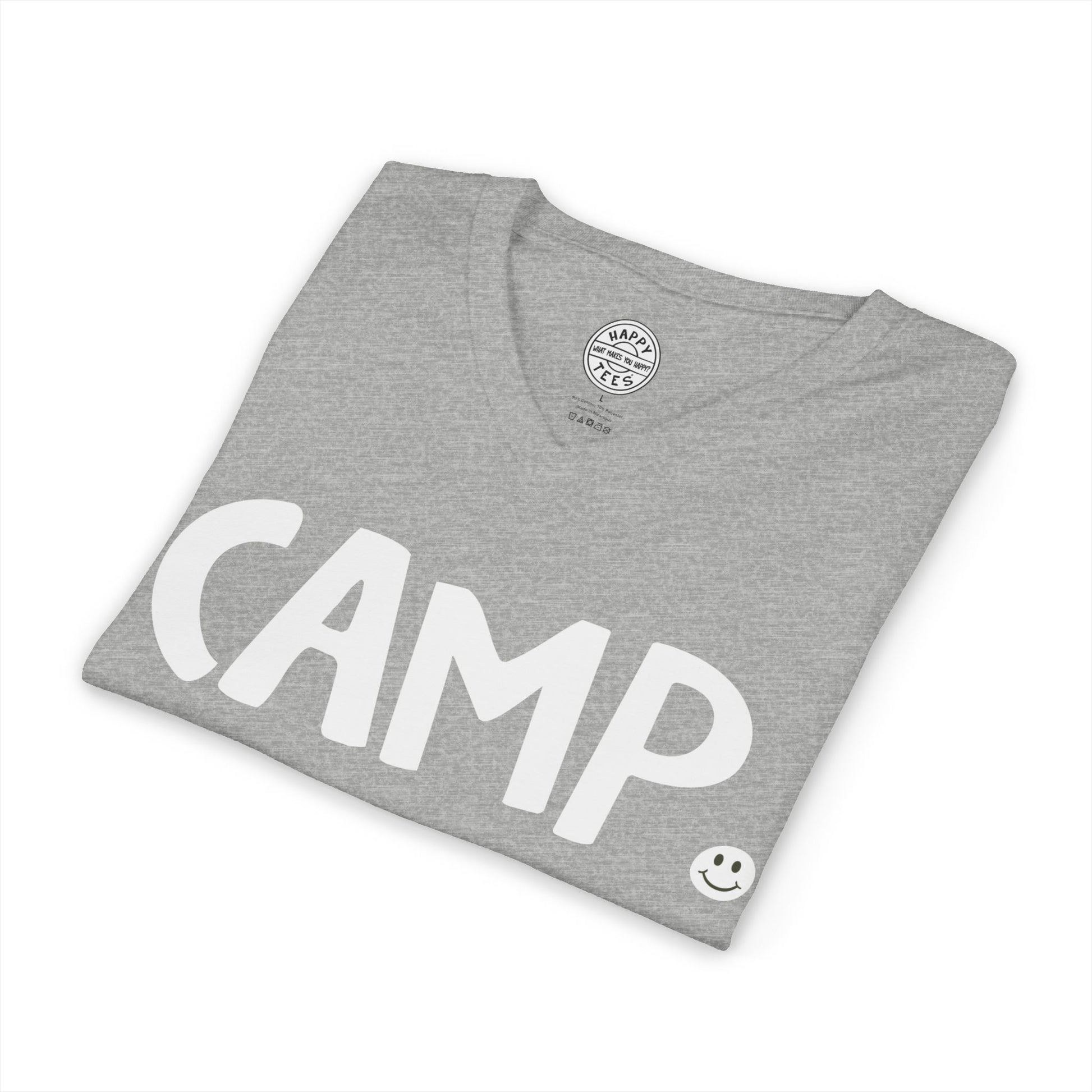CAMP Happy Tee (V-Neck)  V-neck  HAPPY TEES® BRAND