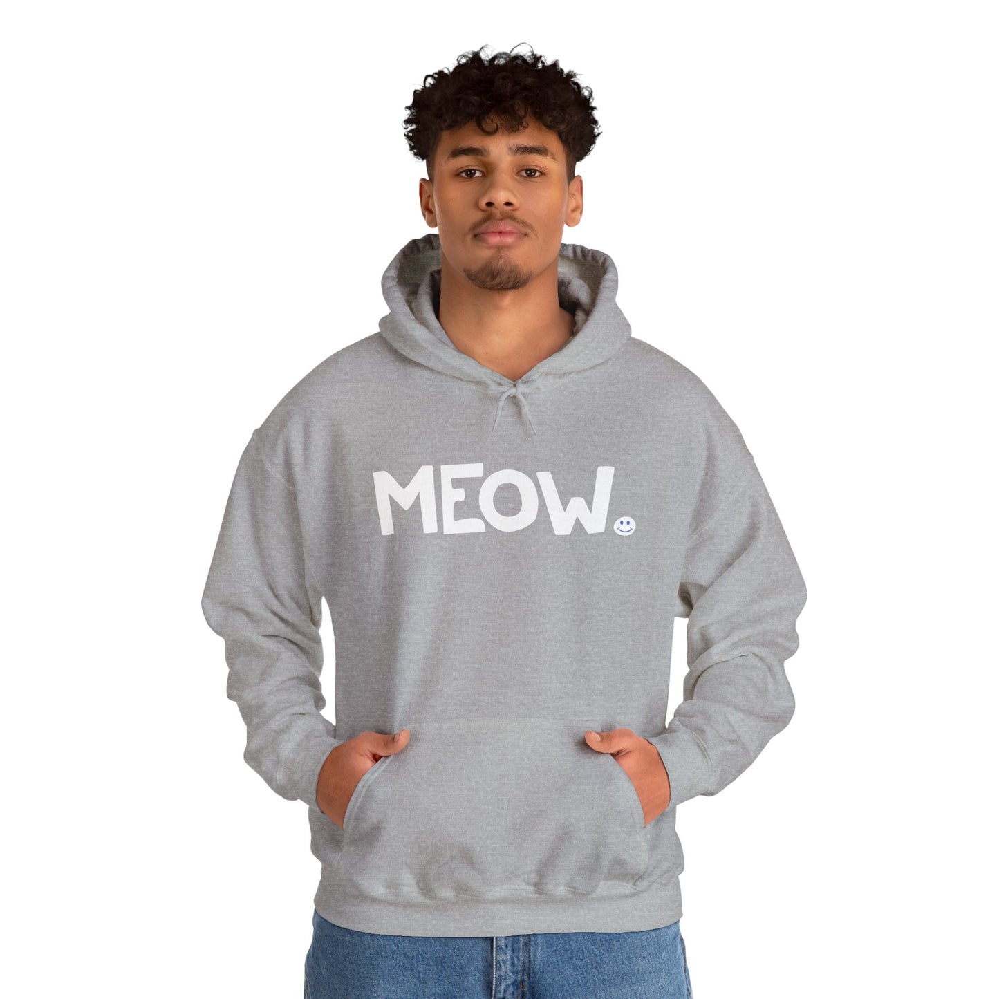 MEOW Happy Tee (Hoodie)  Hoodie  HAPPY TEES® BRAND