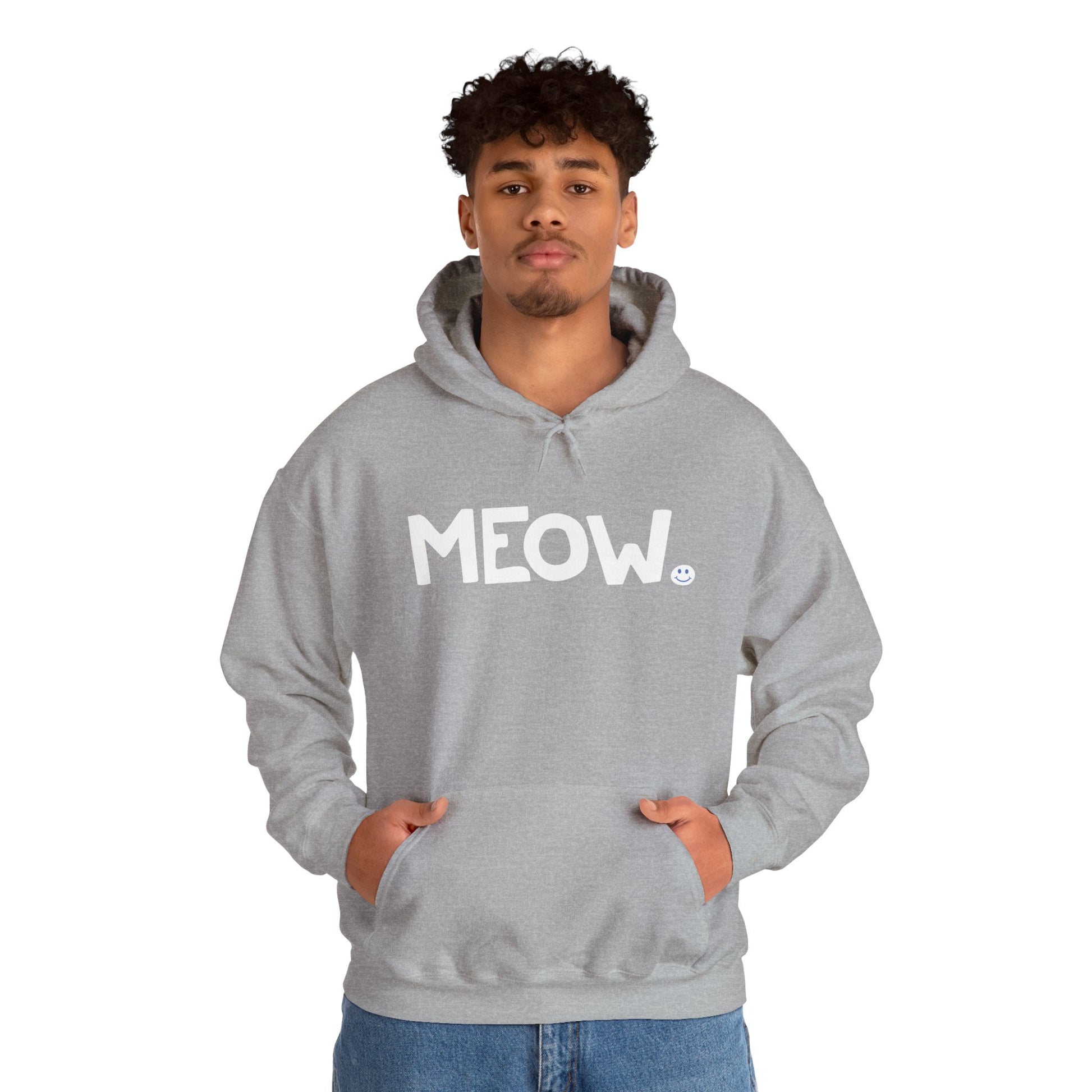 MEOW Happy Tee (Hoodie)  Hoodie  HAPPY TEES® BRAND