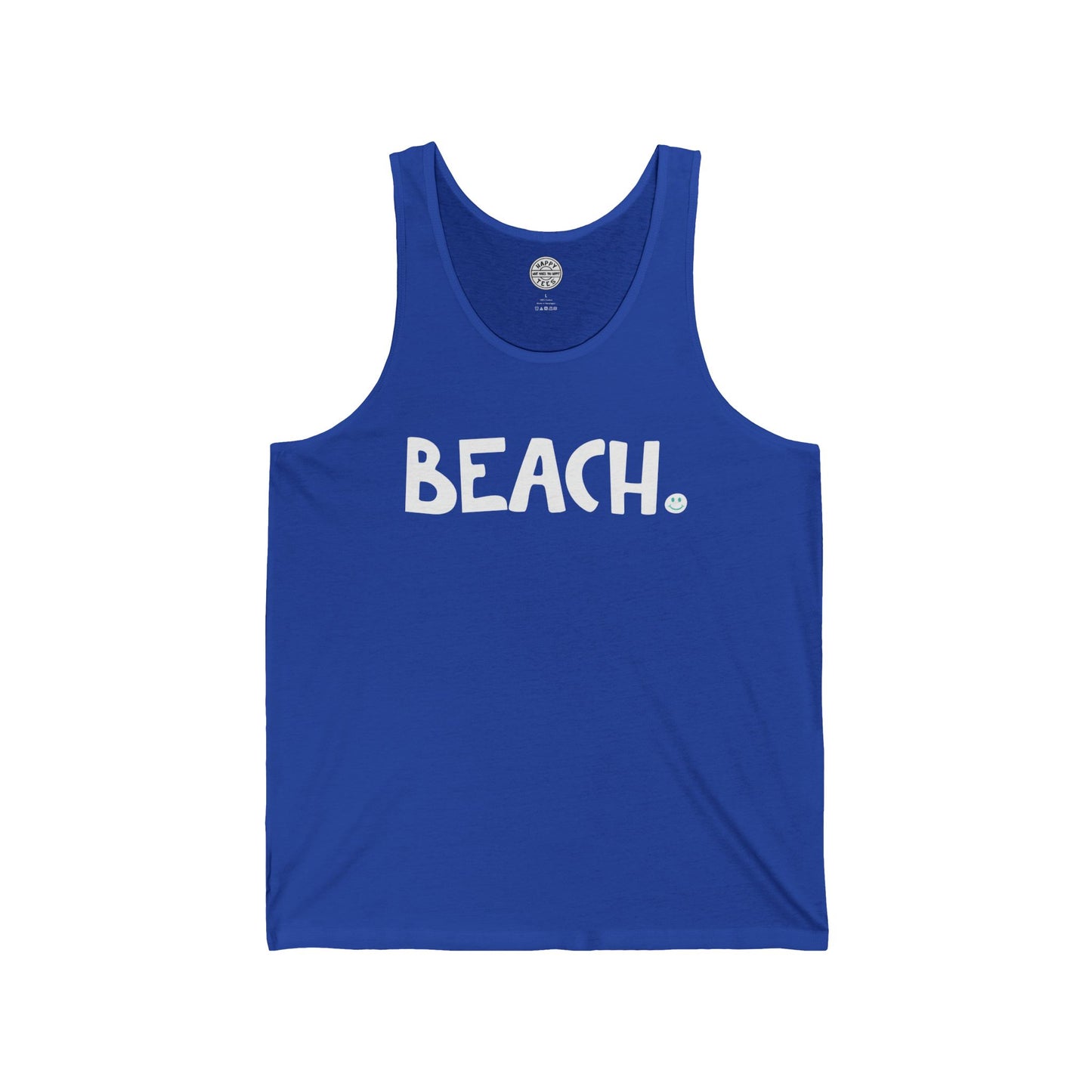 BEACH Happy Tee (Tank Top)  Tank Top  HAPPY TEES® BRAND