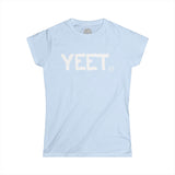 YEET Happy Tee (Women's Tee)  T-Shirt Light Blue / XL HAPPY TEES® BRAND
