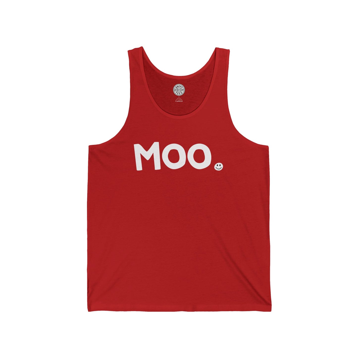 MOO Happy Tee (Tank Top)  Tank Top  HAPPY TEES® BRAND