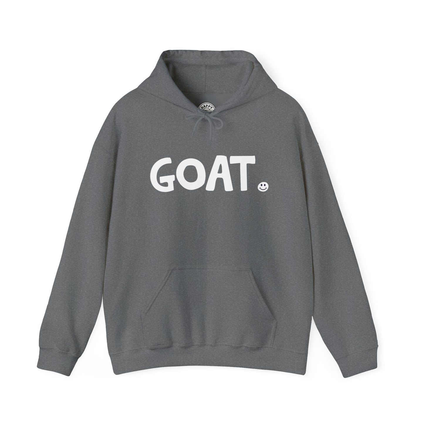 GOAT Happy Tee (Hoodie)  Hoodie  HAPPY TEES® BRAND