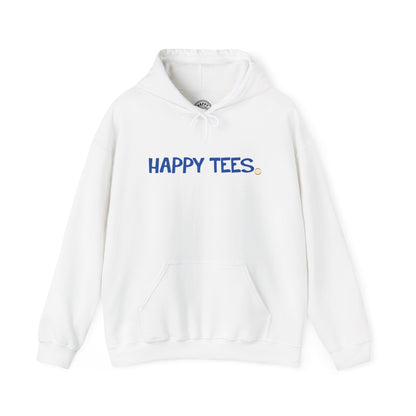 Happy Tees® Hoodie (with front logo)  Hoodie L / White HAPPY TEES® BRAND