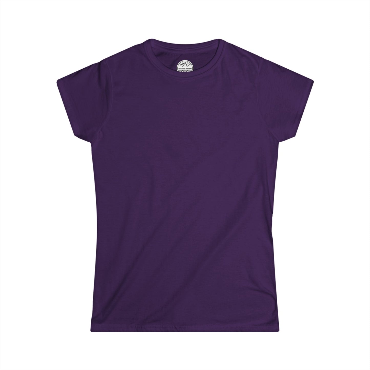 BASIC Happy Tee (Women's Tee)  T-Shirt Purple / 2XL HAPPY TEES® BRAND