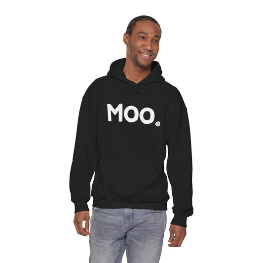 MOO Happy Tee (Hoodie)  Hoodie  HAPPY TEES® BRAND