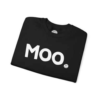 MOO Happy Tee (Sweatshirt)  Sweatshirt  HAPPY TEES® BRAND