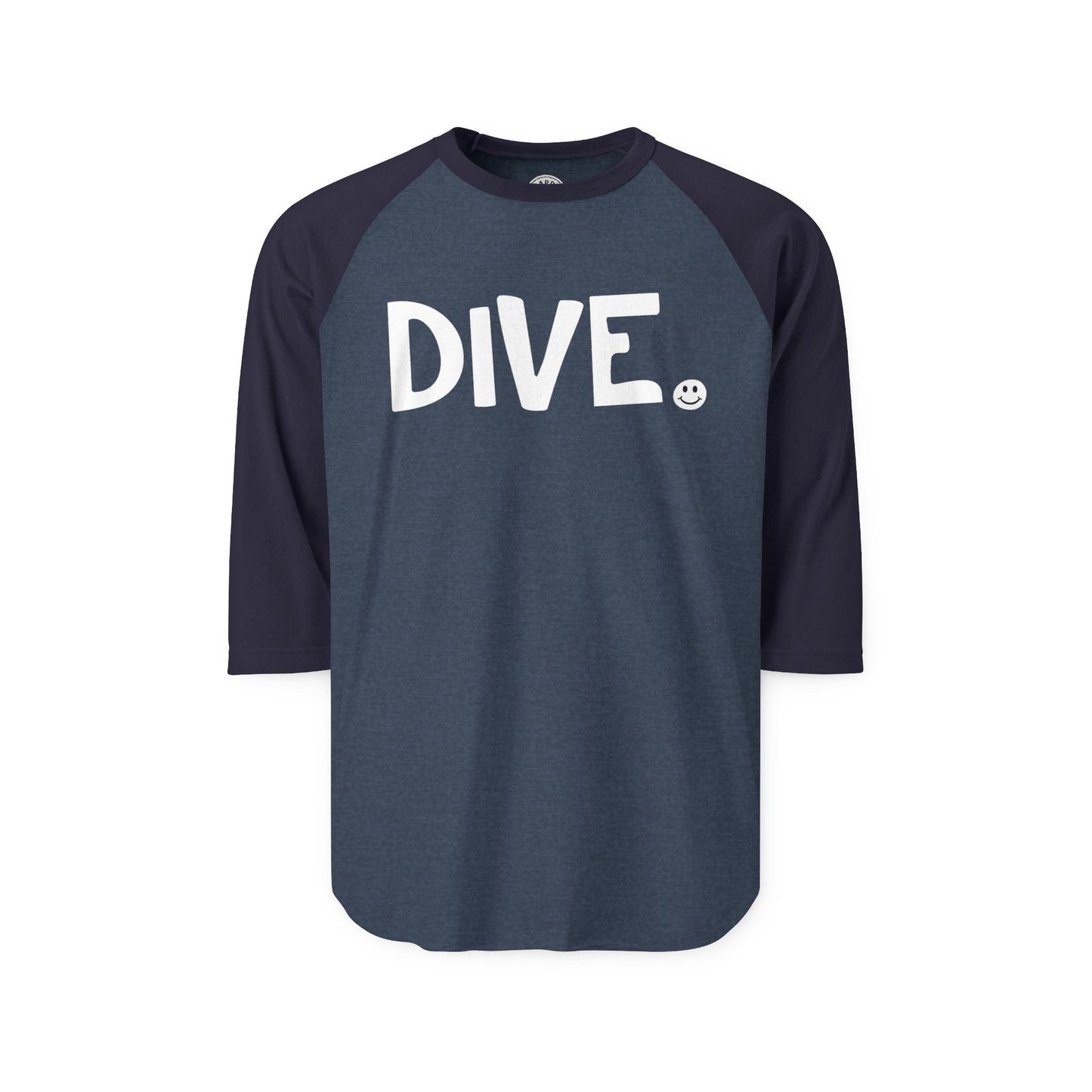 DIVE Happy Tee (Long Sleeve Raglan) Printify