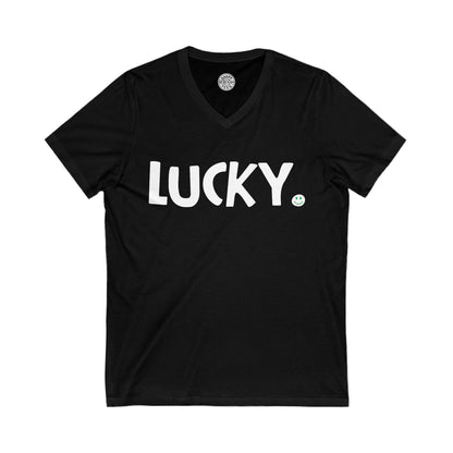 LUCKY Happy Tee (V-Neck)  V-neck  HAPPY TEES® BRAND
