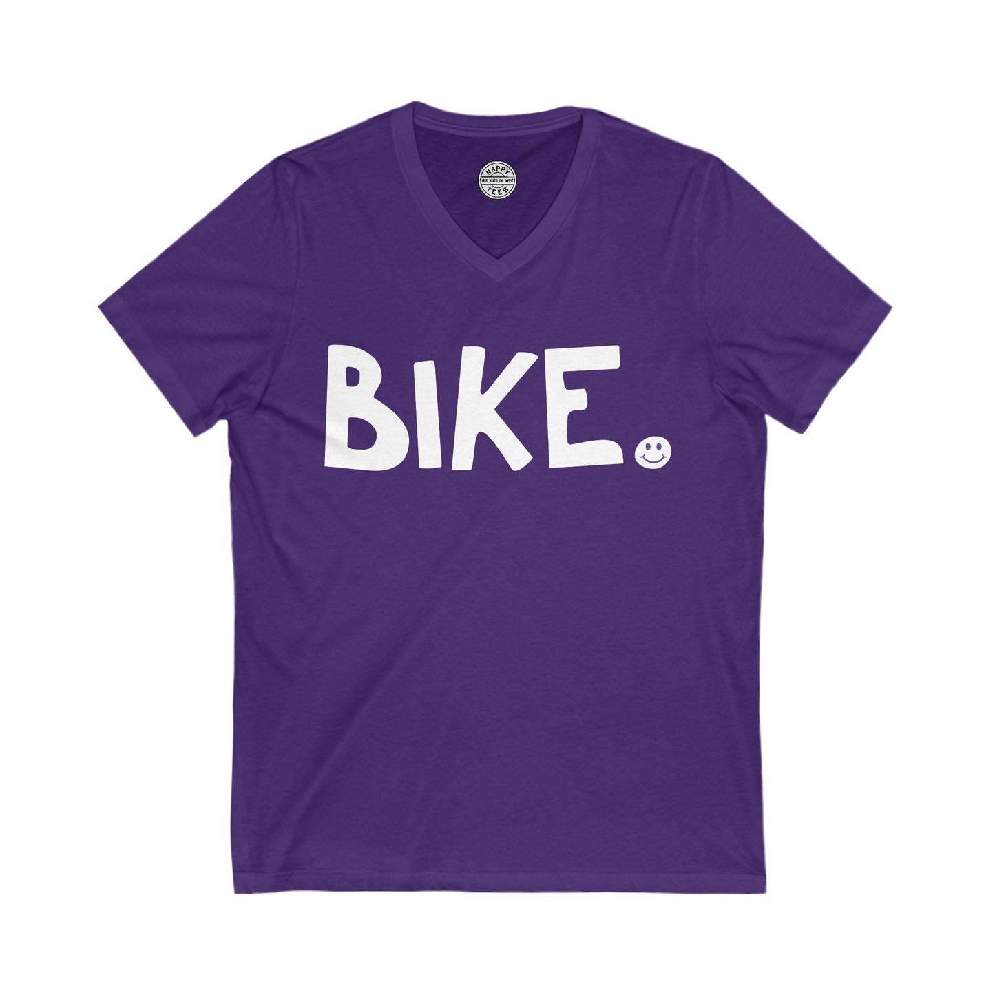 BIKE Happy Tee (V-Neck)  V-neck  HAPPY TEES® BRAND