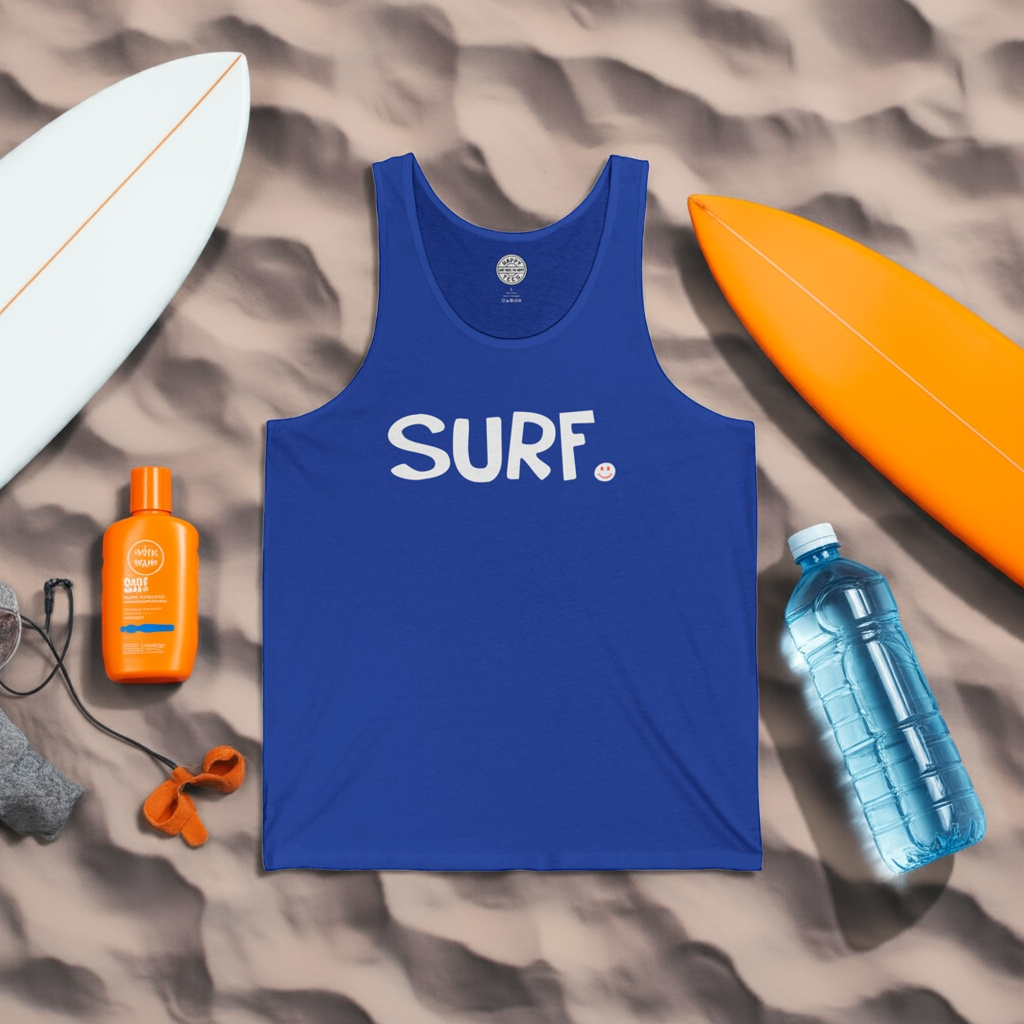 SURF Happy Tee (Tank Top)  Tank Top  HAPPY TEES® BRAND