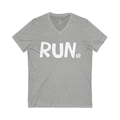 RUN Happy Tee (V-Neck)  V-neck  HAPPY TEES® BRAND