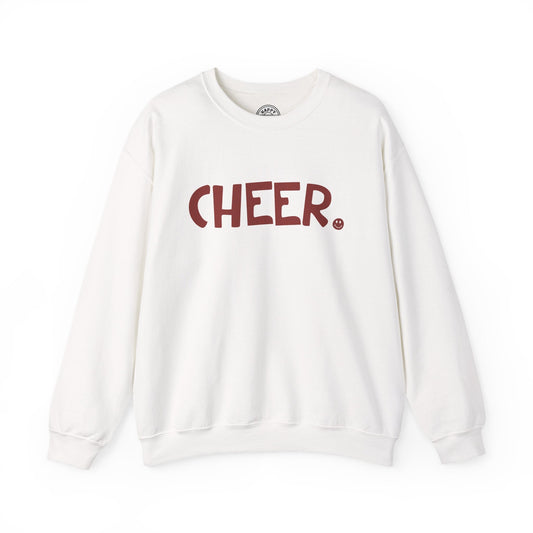 CHEER Happy Tee (Sweatshirt)  Sweatshirt White / 2XL HAPPY TEES® BRAND