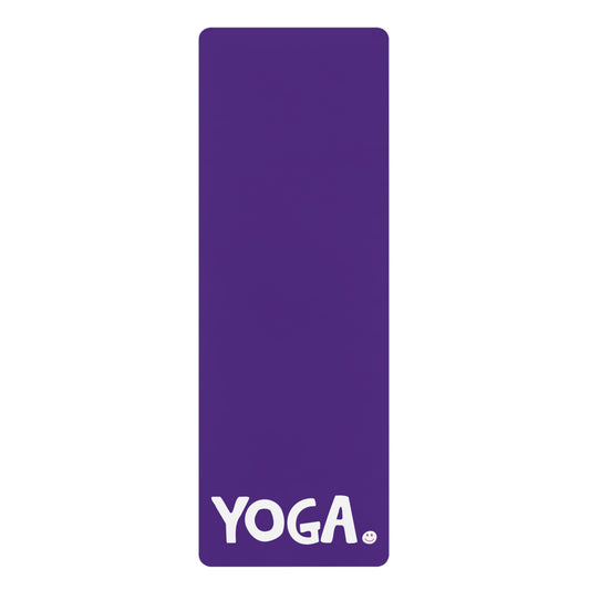 YOGA Happy Tee (Rubber Yoga Mat)  Home Decor  HAPPY TEES® BRAND