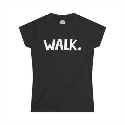 WALK Happy Tee (Women's Tee)  T-Shirt  HAPPY TEES® BRAND
