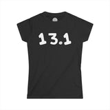 13.1 Happy Tee (Women's Tee)  T-Shirt Black / 2XL HAPPY TEES® BRAND