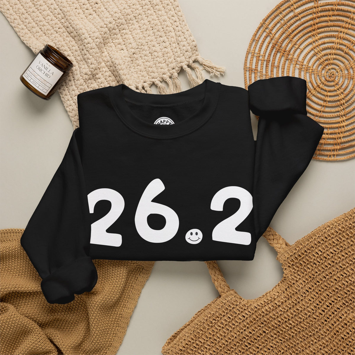 26.2 Happy Tee (Sweatshirt)  Sweatshirt  HAPPY TEES® BRAND