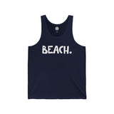 BEACH Happy Tee (Tank Top)  Tank Top 2XL / Navy HAPPY TEES® BRAND